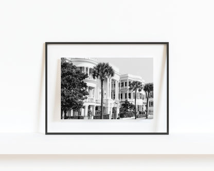 B&W The Battery | Charleston Print - Departures Print Shop
