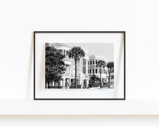 B&W The Battery | Charleston Print - Departures Print Shop