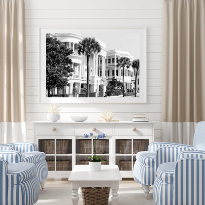 B&W The Battery | Charleston Print - Departures Print Shop