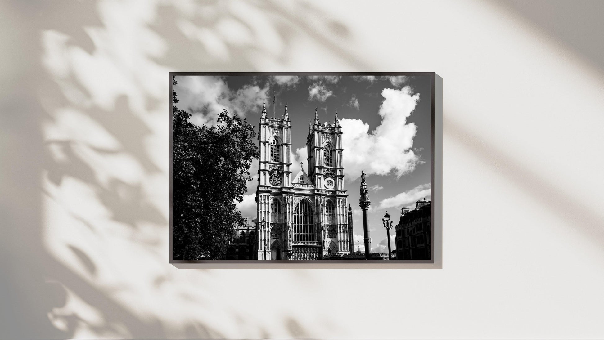 B&W Westminster Abbey | London Print - Departures Print Shop