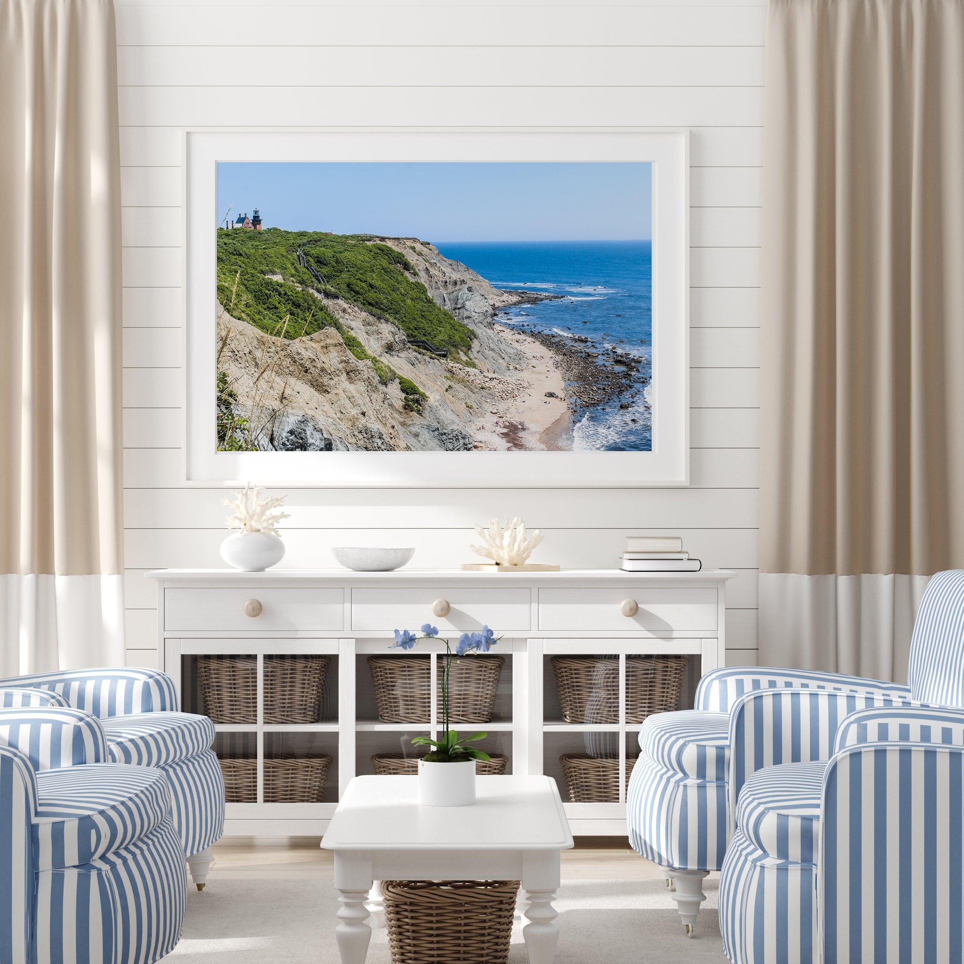 Block Island II | Lighthouse Print - Departures Print Shop