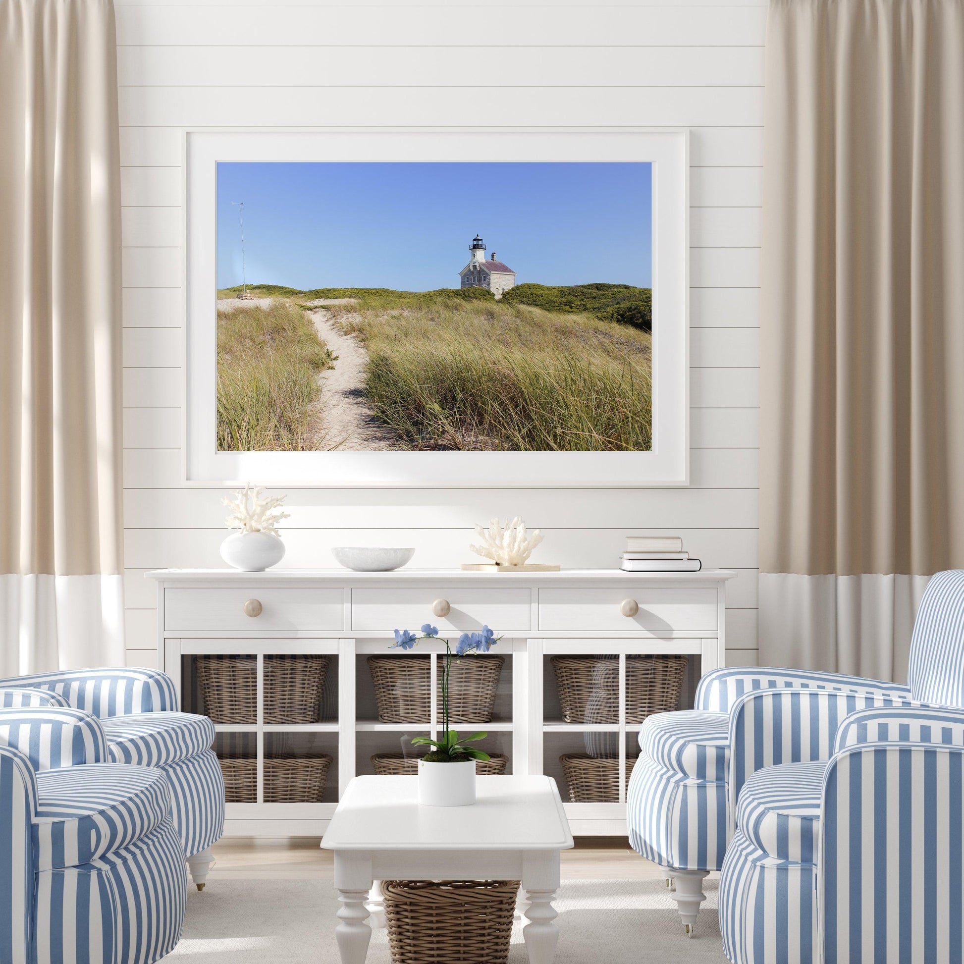Block Island North Light Lighthouse II | Coastal Photography Print - Departures Print Shop