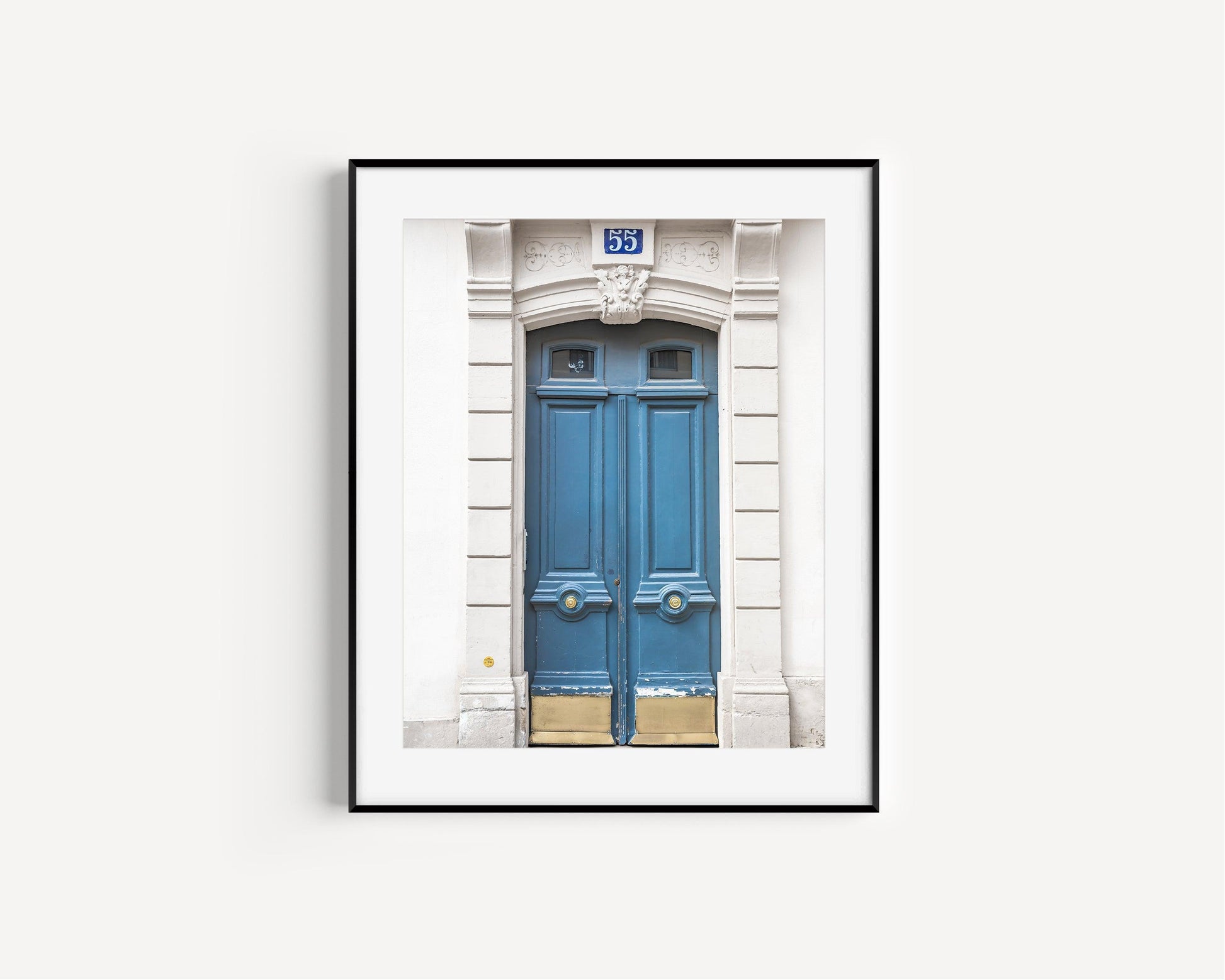 Blue Door II | Paris Photography Print - Departures Print Shop