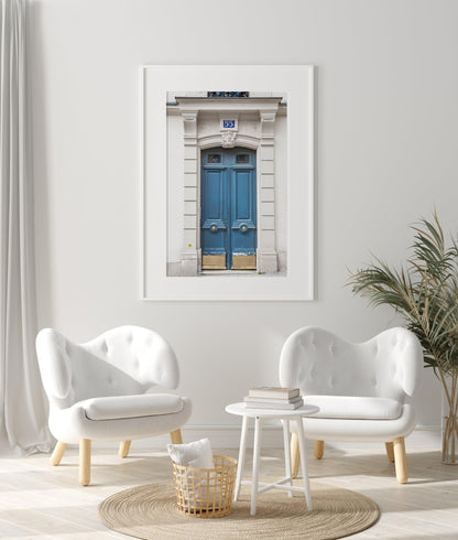 Blue Door II | Paris Photography Print - Departures Print Shop