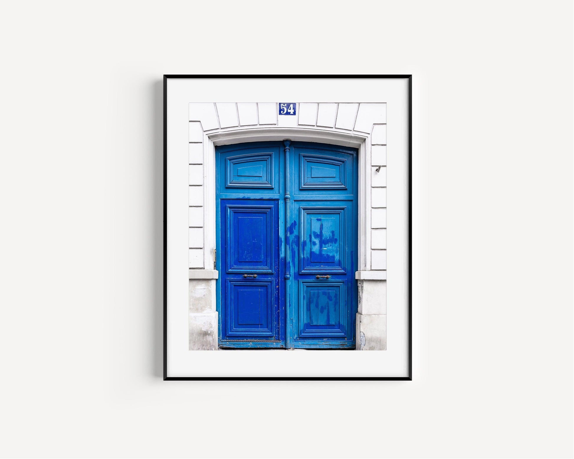 Blue Door | Paris Photography Print - Departures Print Shop