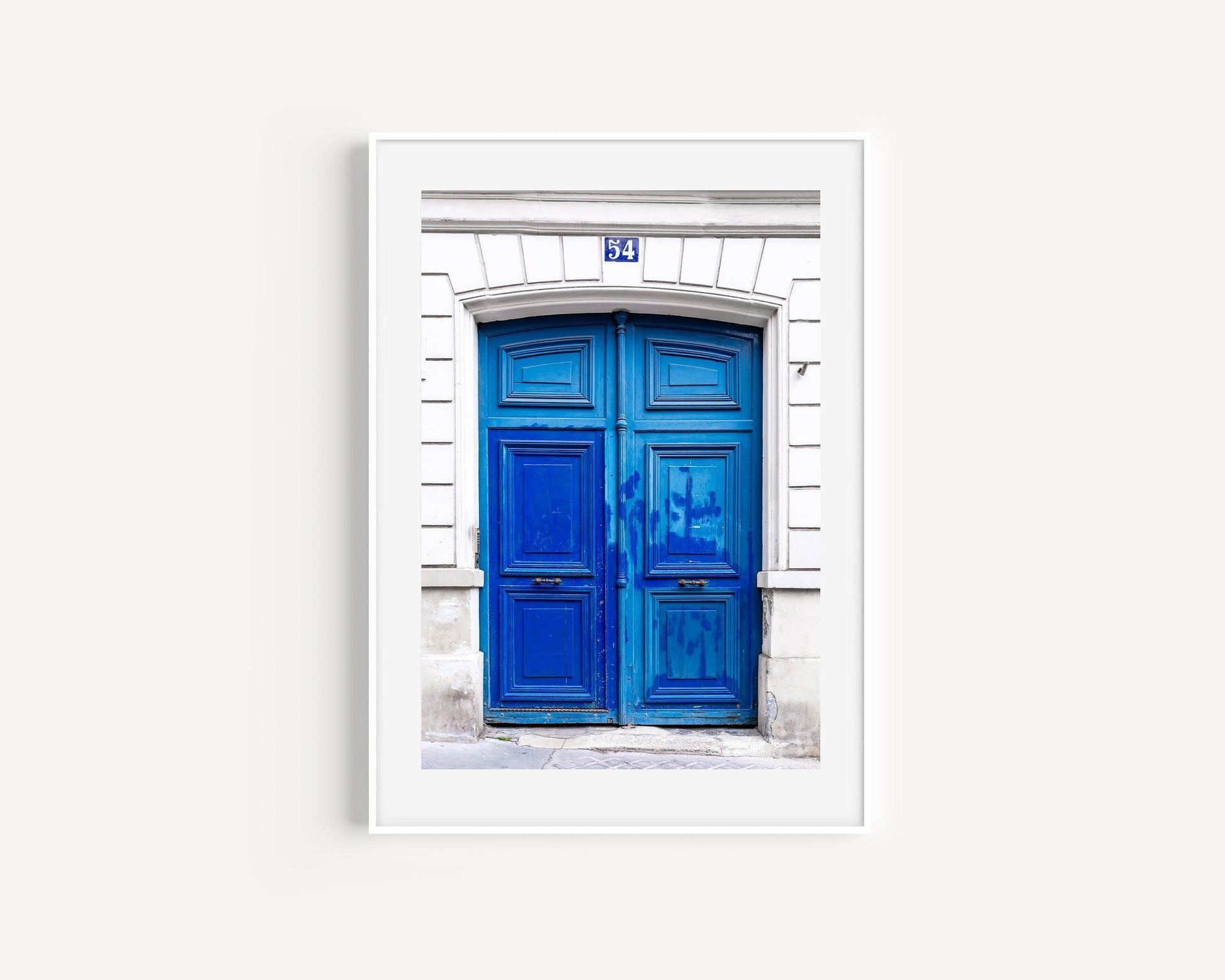 Blue Door | Paris Photography Print - Departures Print Shop