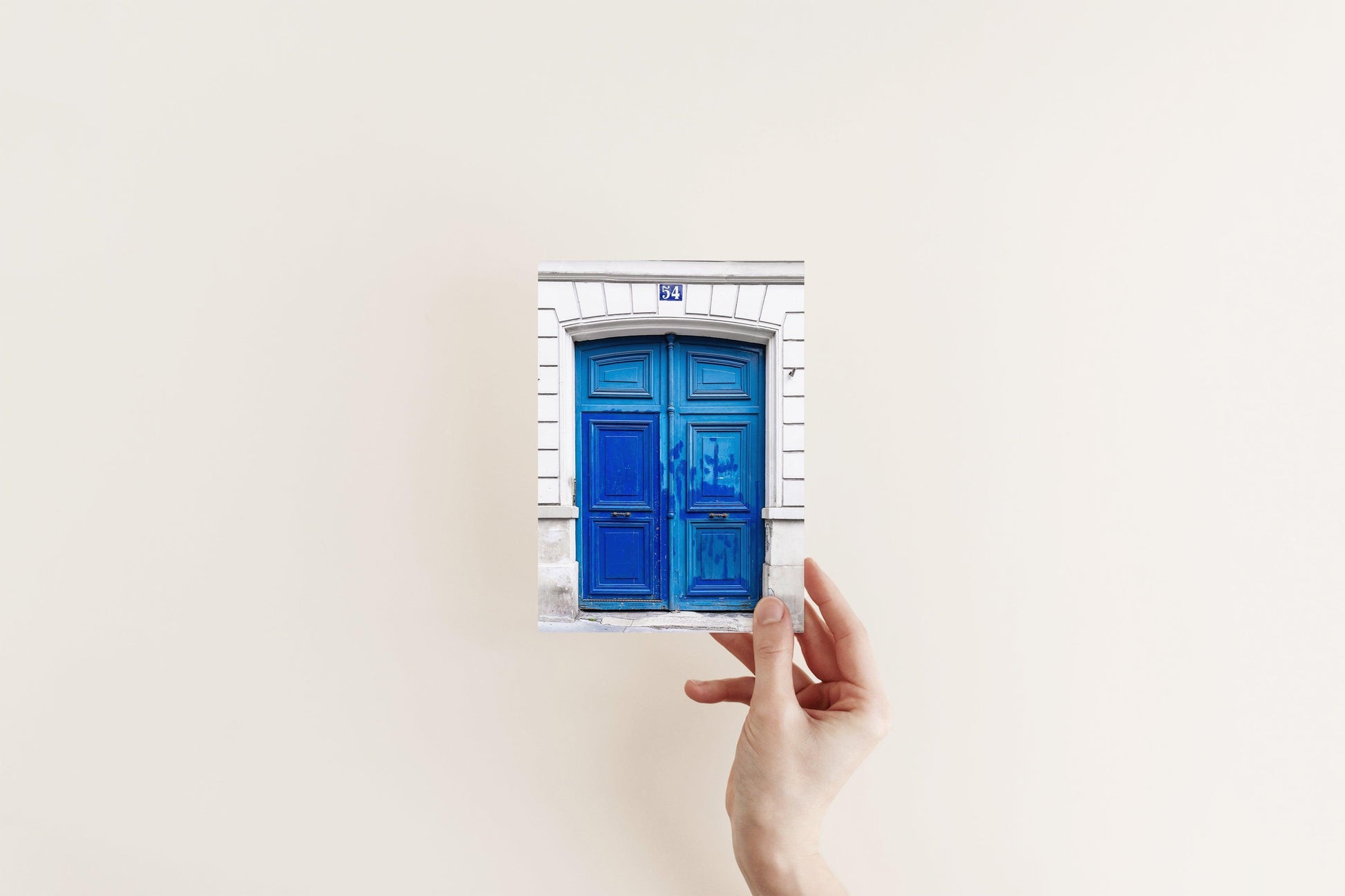 Blue Door | Paris Photography Print - Departures Print Shop