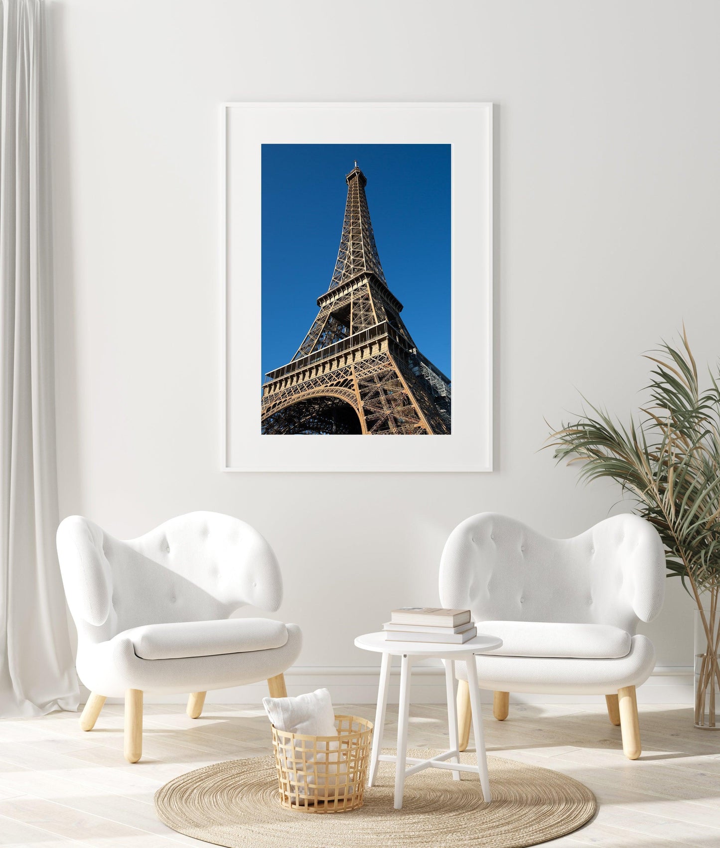 Blue Skies Eiffel Tower | Paris Print - Departures Print Shop