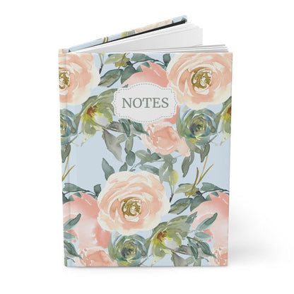 Carolina | Floral Print Hardcover Notebook - Departures Print Shop