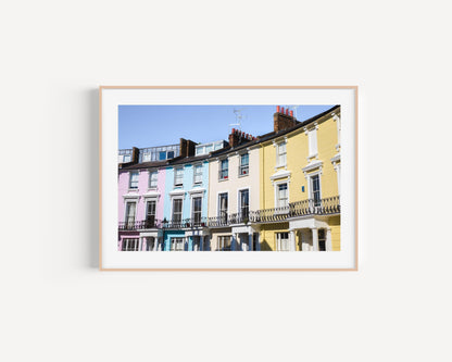 Chalcot Crescent Primrose Hill III | London Print - Departures Print Shop