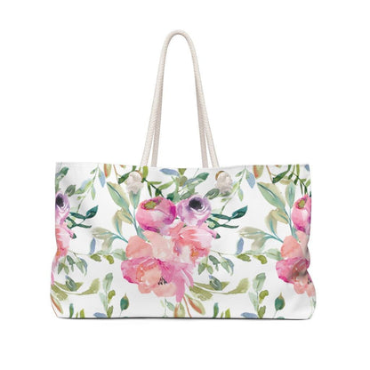 Charleston | Floral Print Beach Bag - Departures Print Shop