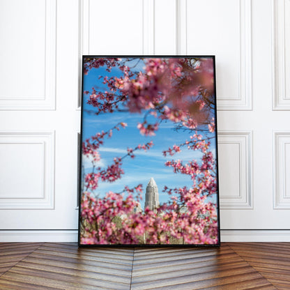 Charlotte Skyline in Spring | Charlotte Print - Departures Print Shop