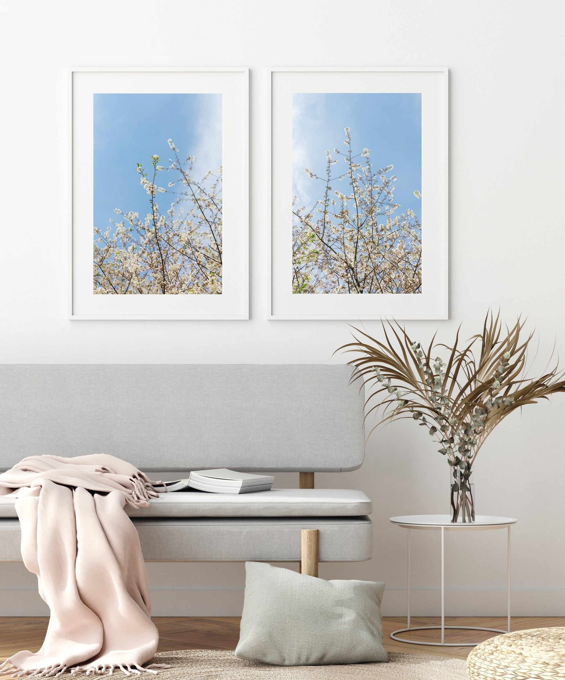 Cherry Blossom Print Set | Floral Print - Departures Print Shop