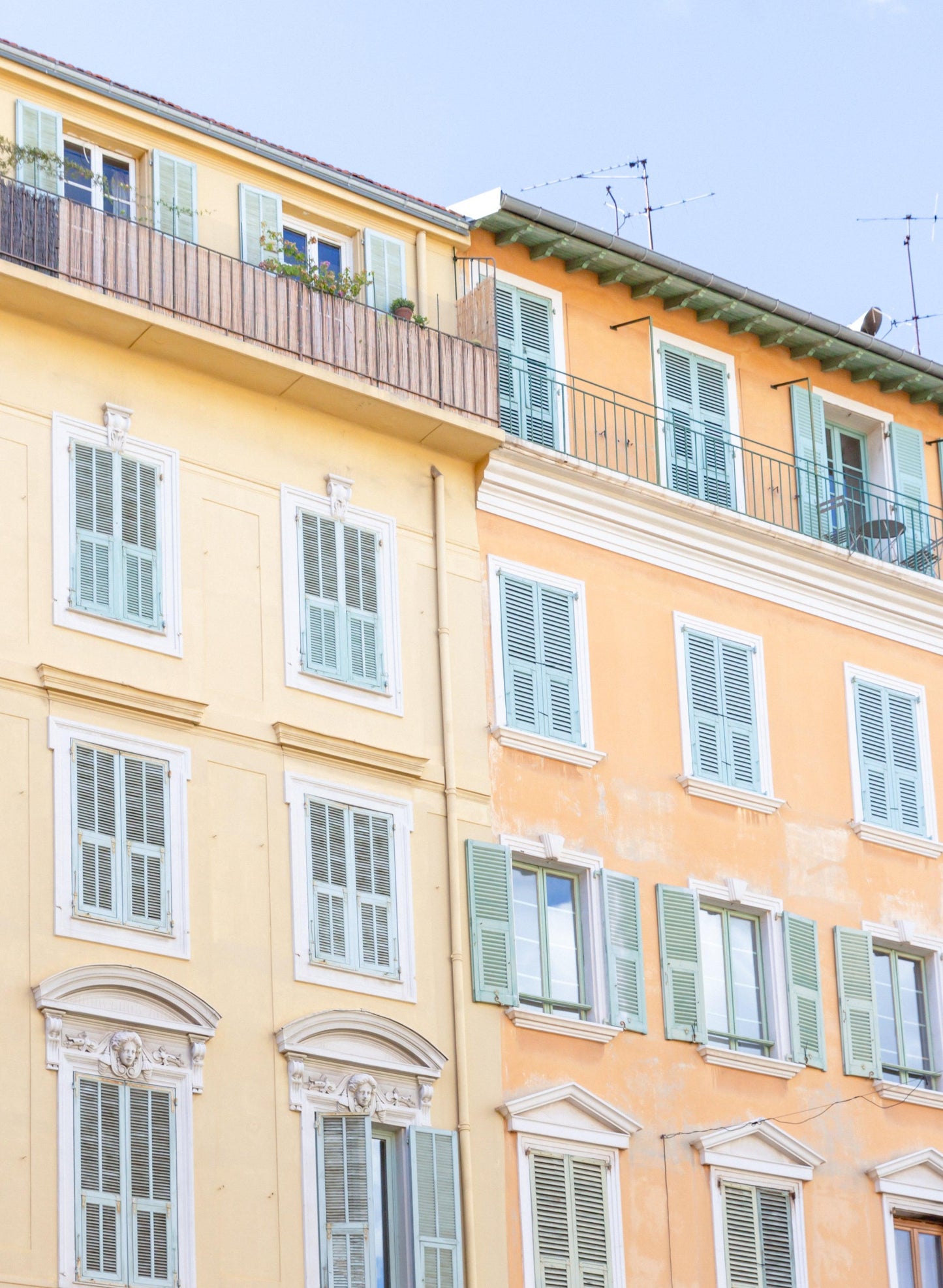 Colorful Nice Architecture II | French Riviera Print - Departures Print Shop