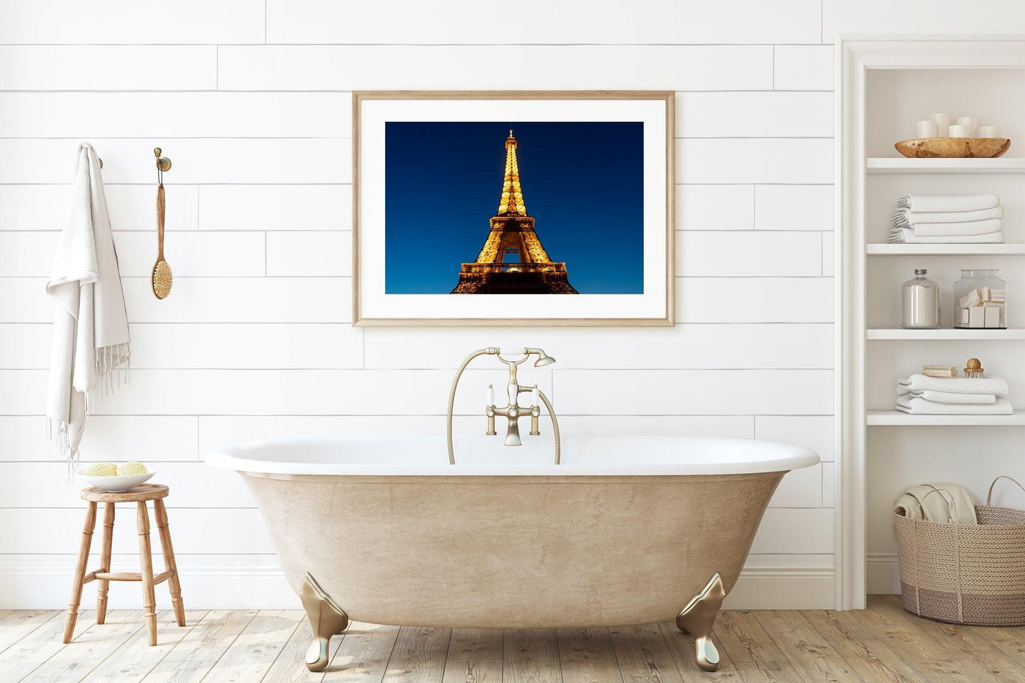 Eiffel Tower at Night II | Paris Print - Departures Print Shop