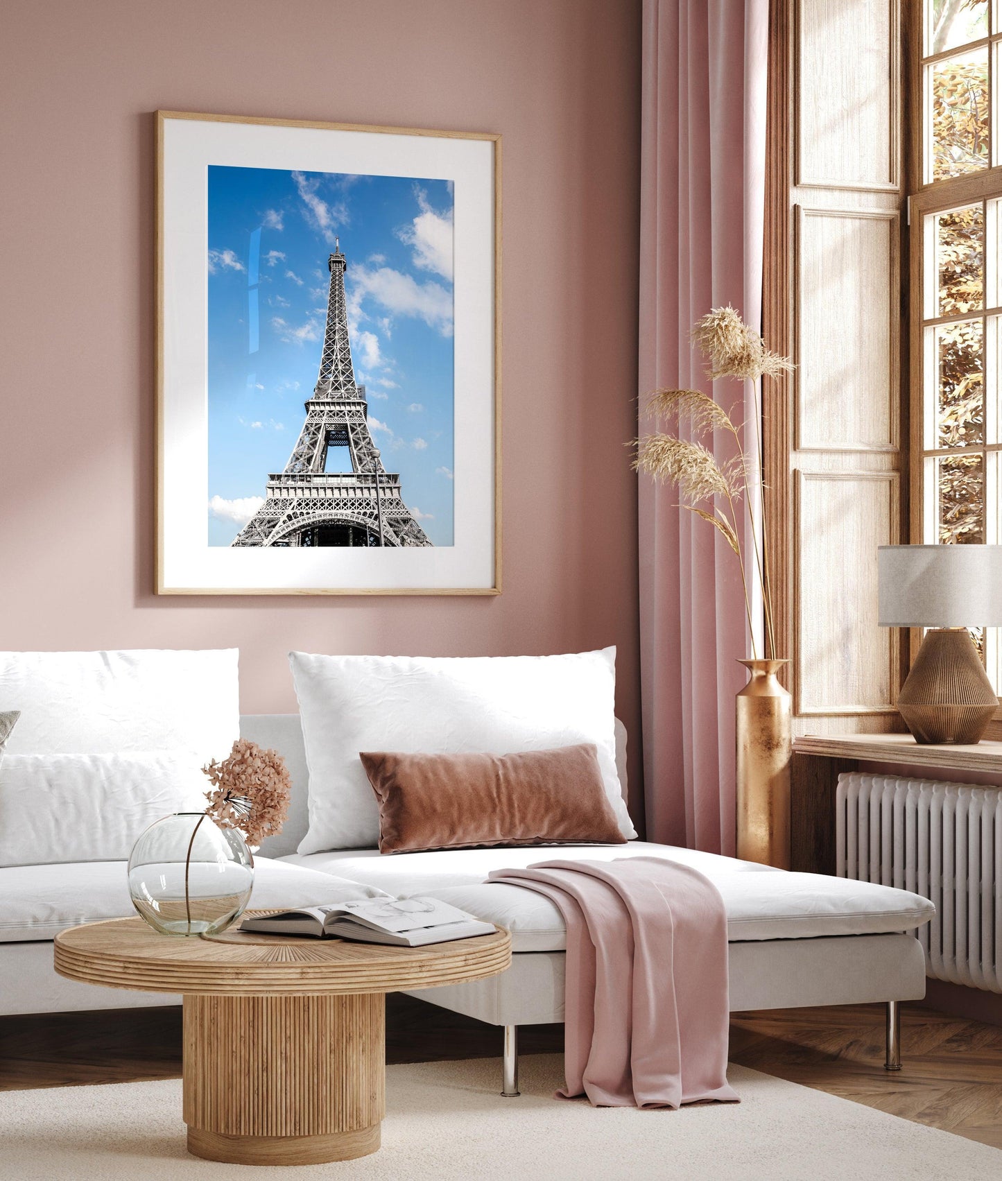 Eiffel Tower Clear Blue Skies II | Paris Print - Departures Print Shop