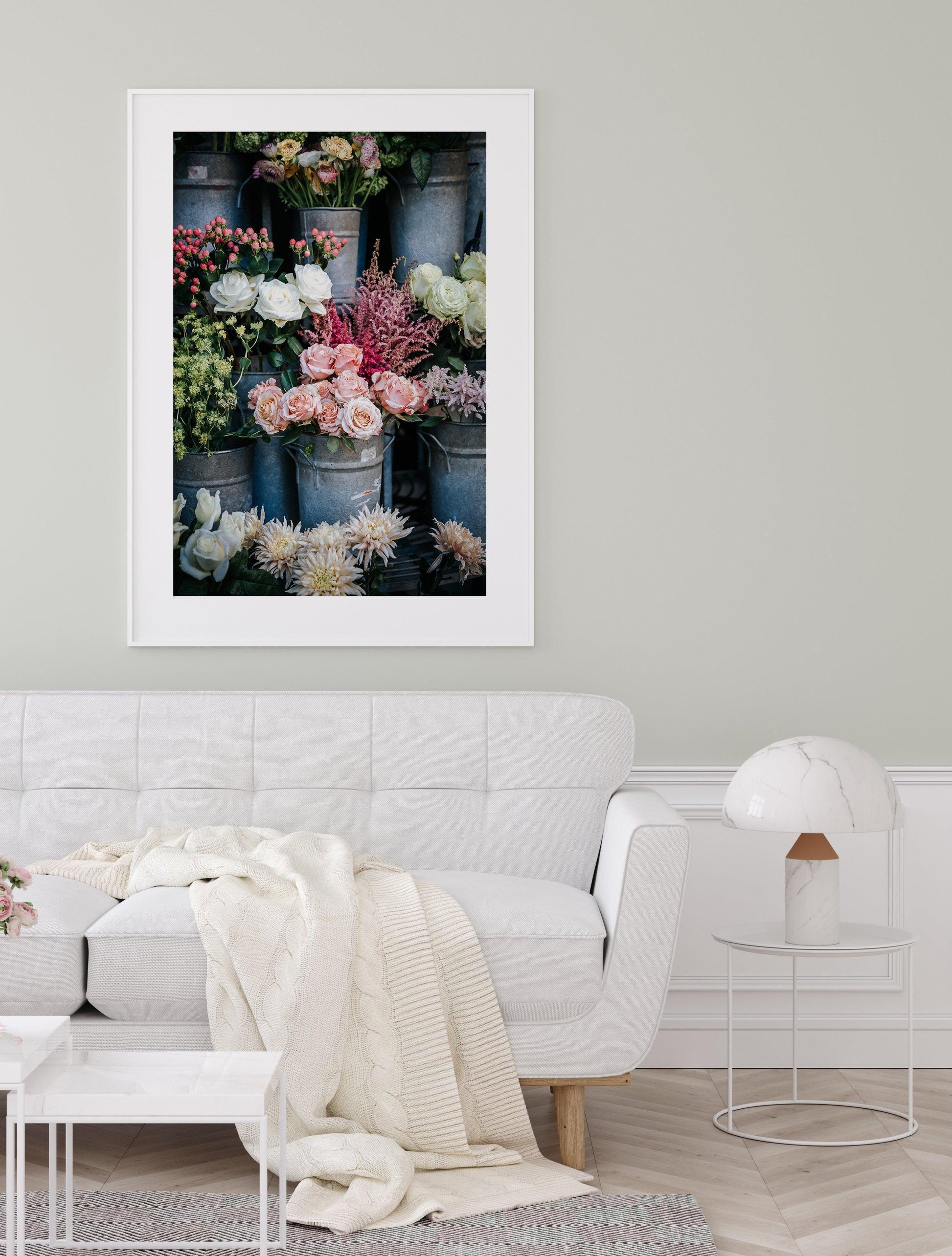 European Flower Market | Floral Photography Print - Departures Print Shop