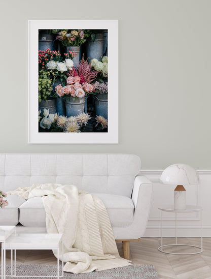 European Flower Market | Floral Photography Print - Departures Print Shop