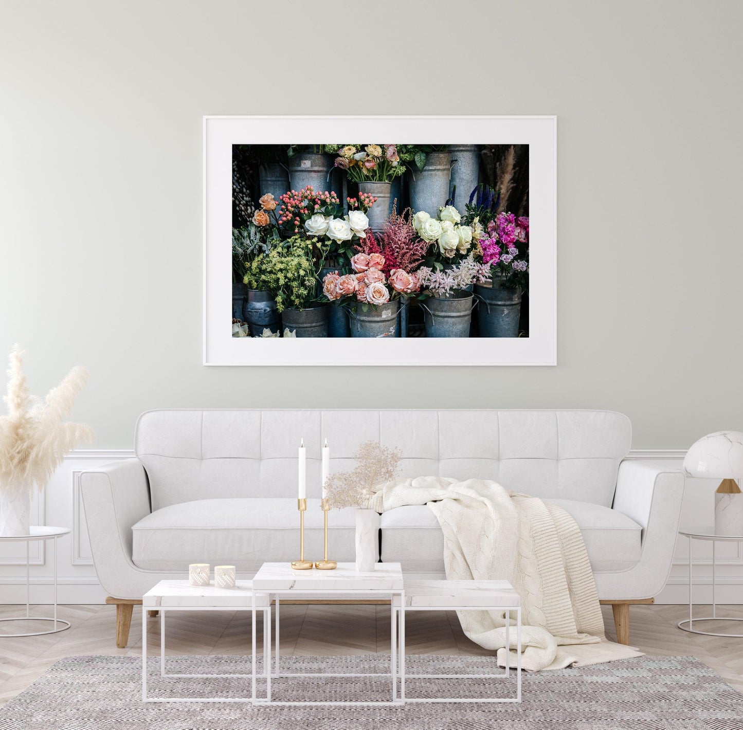 European Flower Market II | Floral Photography Print - Departures Print Shop