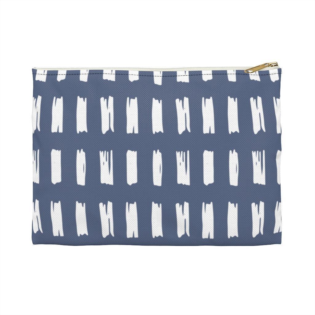 First Class | Blue Check Tote Bag - Departures Print Shop