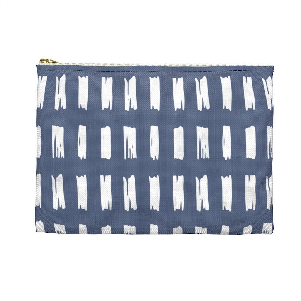 First Class | Blue Check Tote Bag - Departures Print Shop