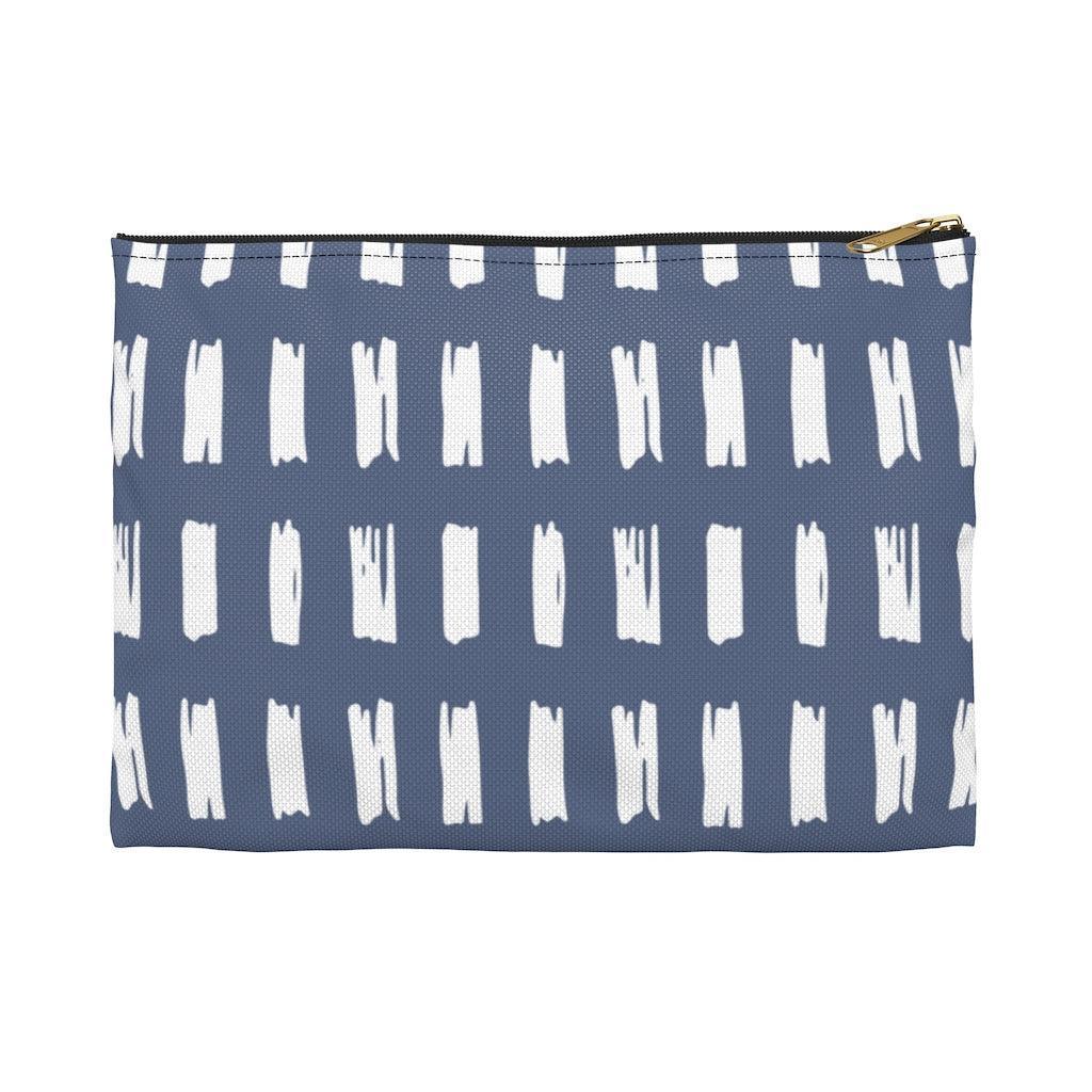First Class | Blue Check Tote Bag - Departures Print Shop