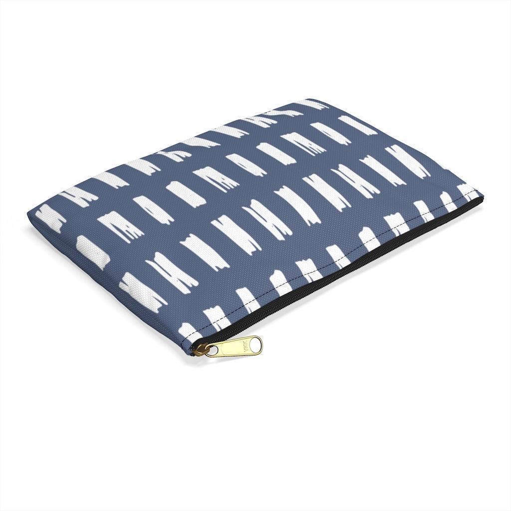 First Class | Blue Check Tote Bag - Departures Print Shop
