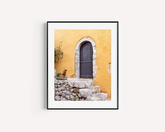 French Riviera Door Print | Europe Travel Print - Departures Print Shop