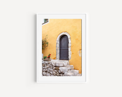 French Riviera Door Print | Europe Travel Print - Departures Print Shop