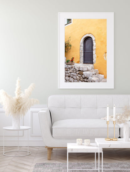 French Riviera Door Print | Europe Travel Print - Departures Print Shop