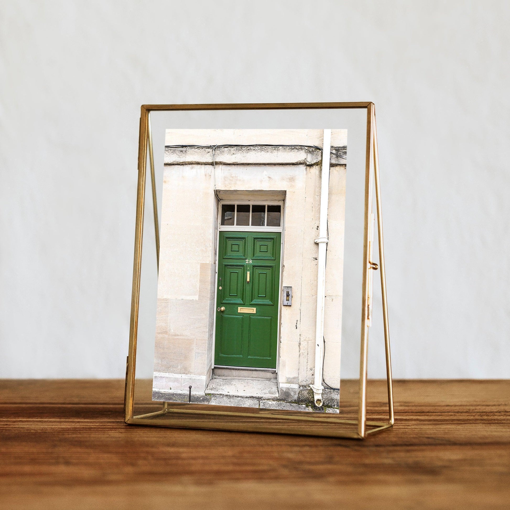 Green Doorway | Europe Travel Print - Departures Print Shop