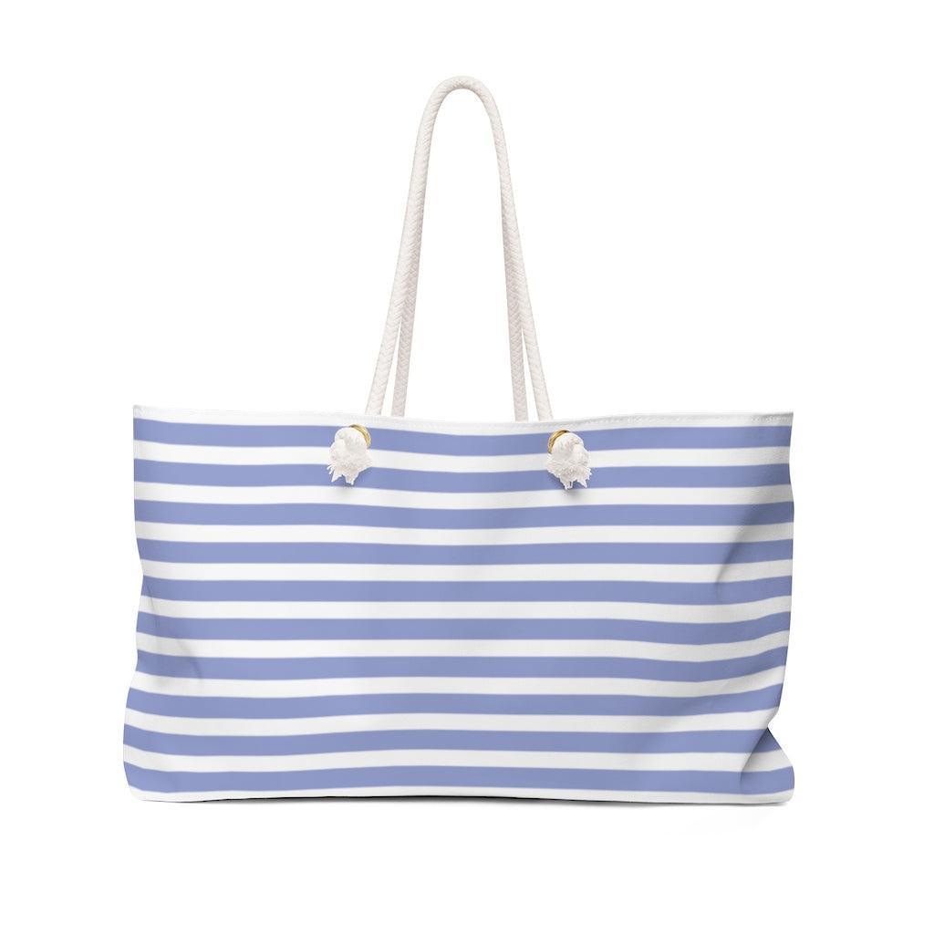 Hamptons | Weekender Striped Beach Bag - Departures Print Shop