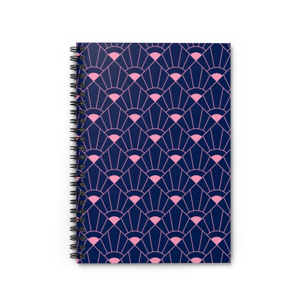 Hidden Gem | Geometric Print Spiral Notebook - Departures Print Shop