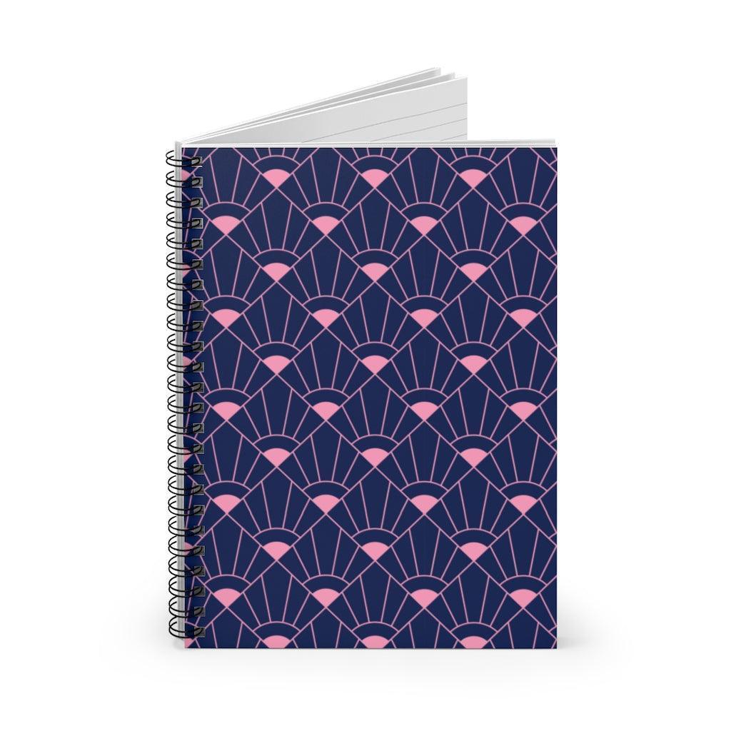 Hidden Gem | Geometric Print Spiral Notebook - Departures Print Shop