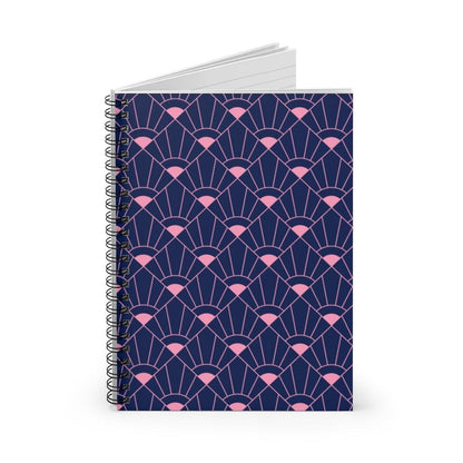 Hidden Gem | Geometric Print Spiral Notebook - Departures Print Shop