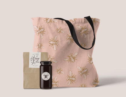 Honey Bee | Bee Shopping Tote - Departures Print Shop