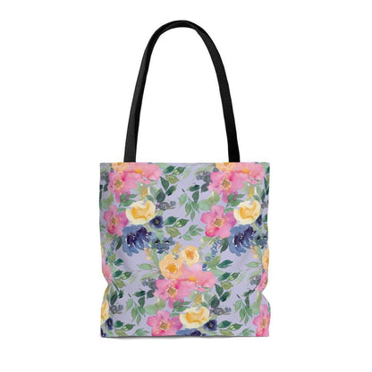 In The Garden | Floral Print Tote Bag - Departures Print Shop