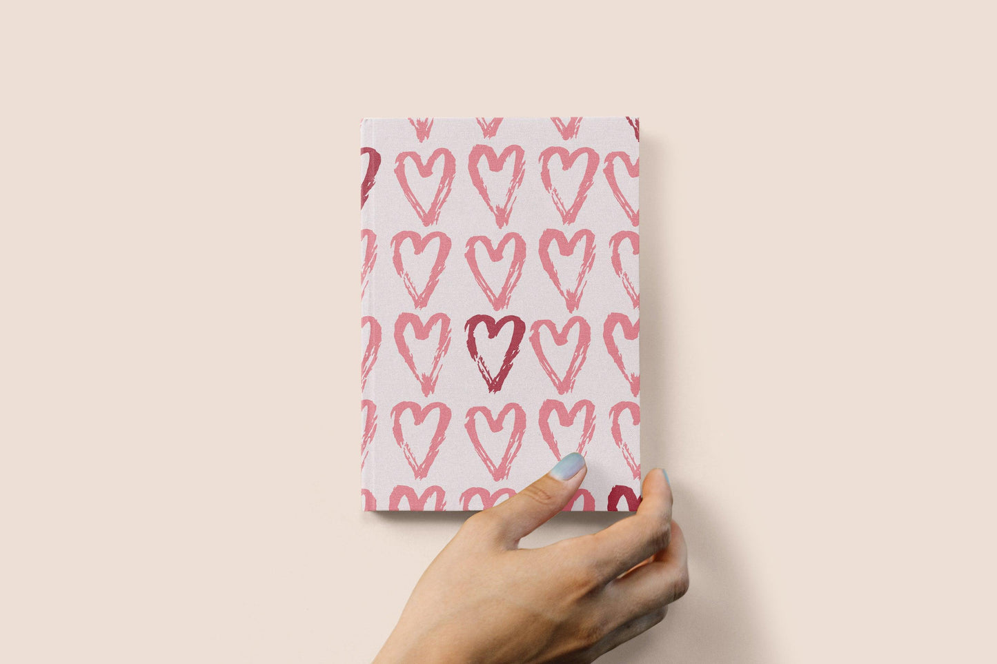 Je T'aime | Heart Hardcover Notebook - Departures Print Shop