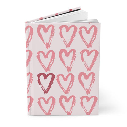 Je T'aime | Heart Hardcover Notebook - Departures Print Shop