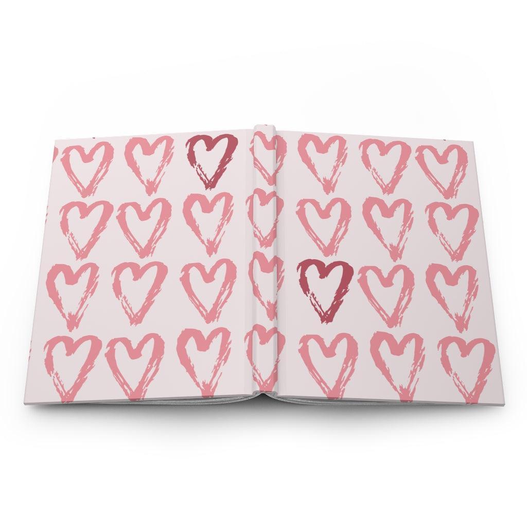 Je T'aime | Heart Hardcover Notebook - Departures Print Shop