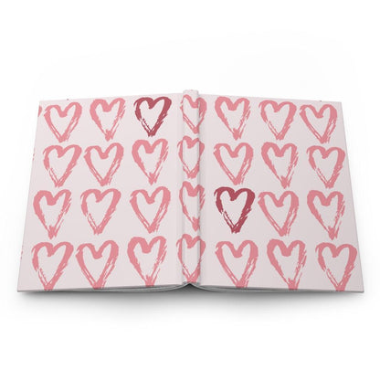 Je T'aime | Heart Hardcover Notebook - Departures Print Shop