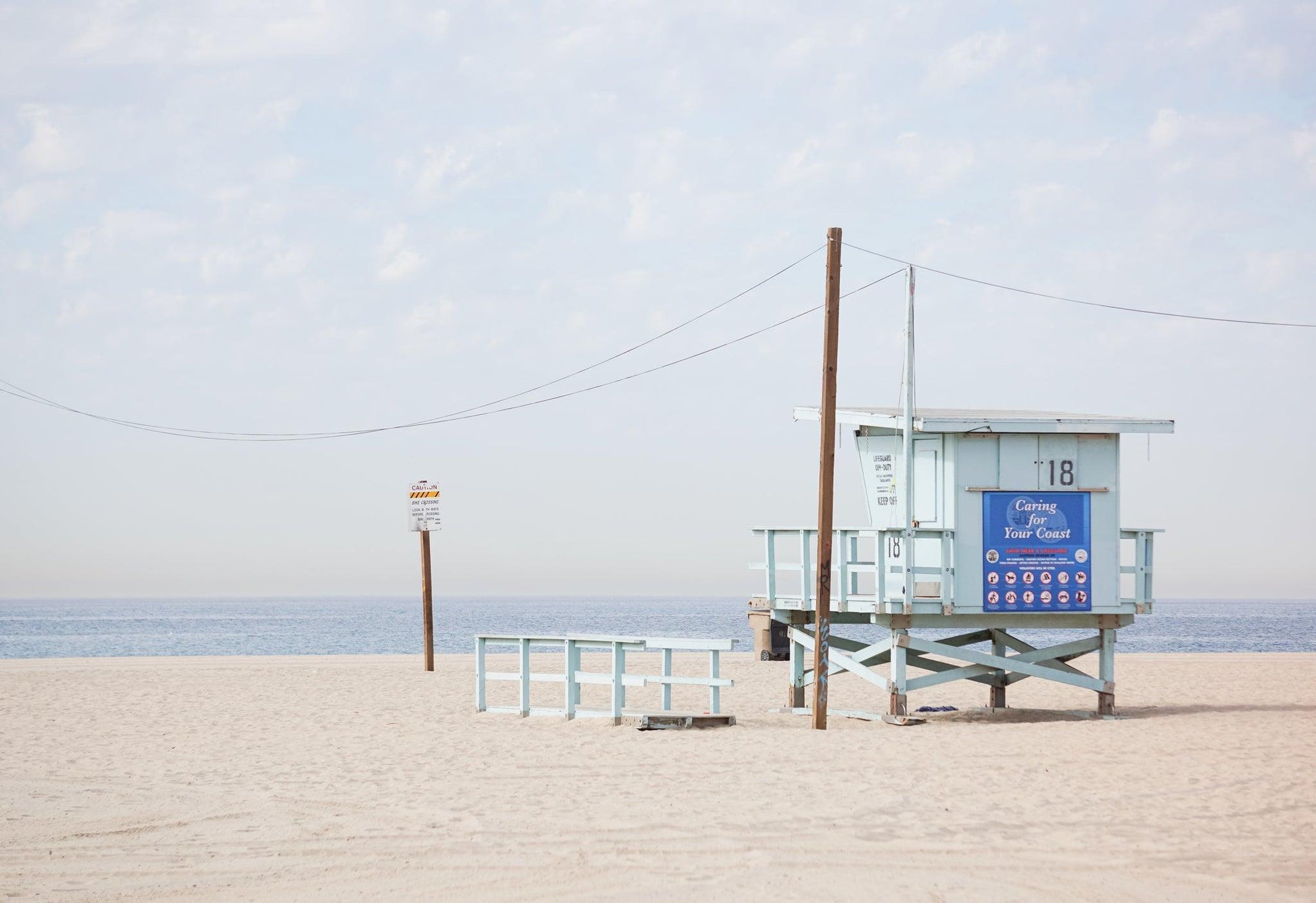 Lifeguard Tower II | Beach Print - Departures Print Shop