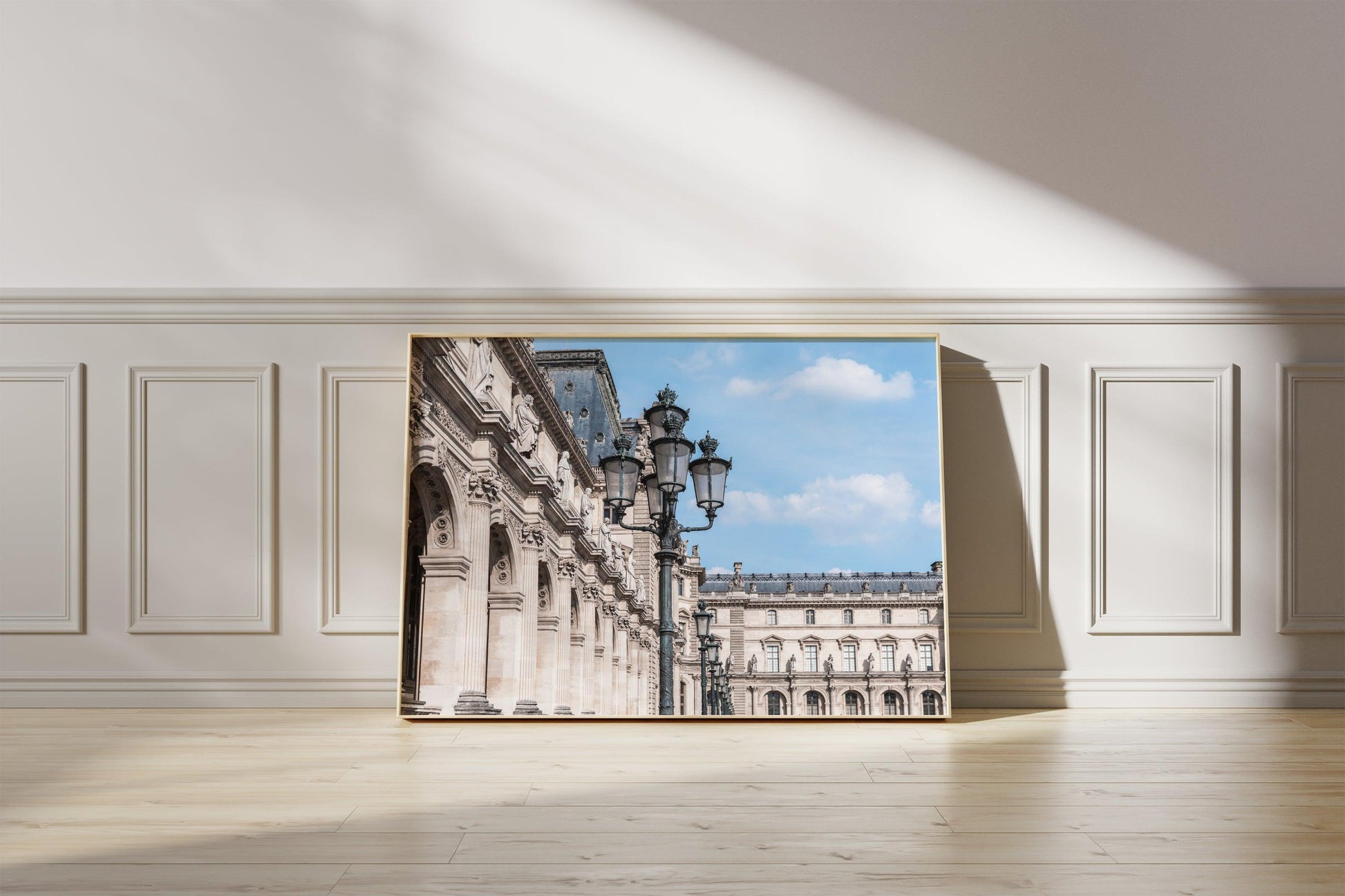 Louvre Museum Lamp Posts | Paris Photography Print - Departures Print Shop