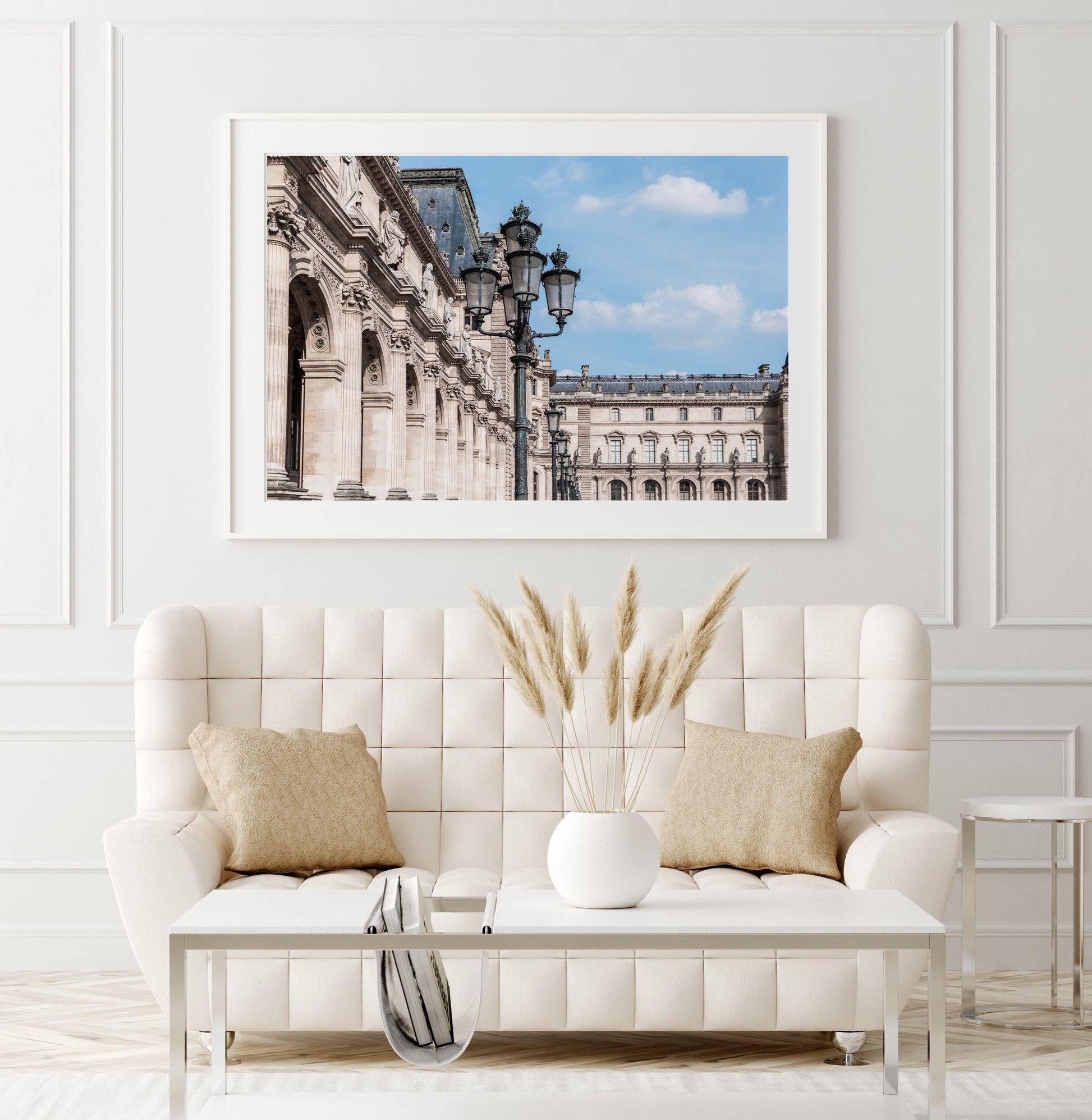 Louvre Museum Lamp Posts | Paris Photography Print - Departures Print Shop