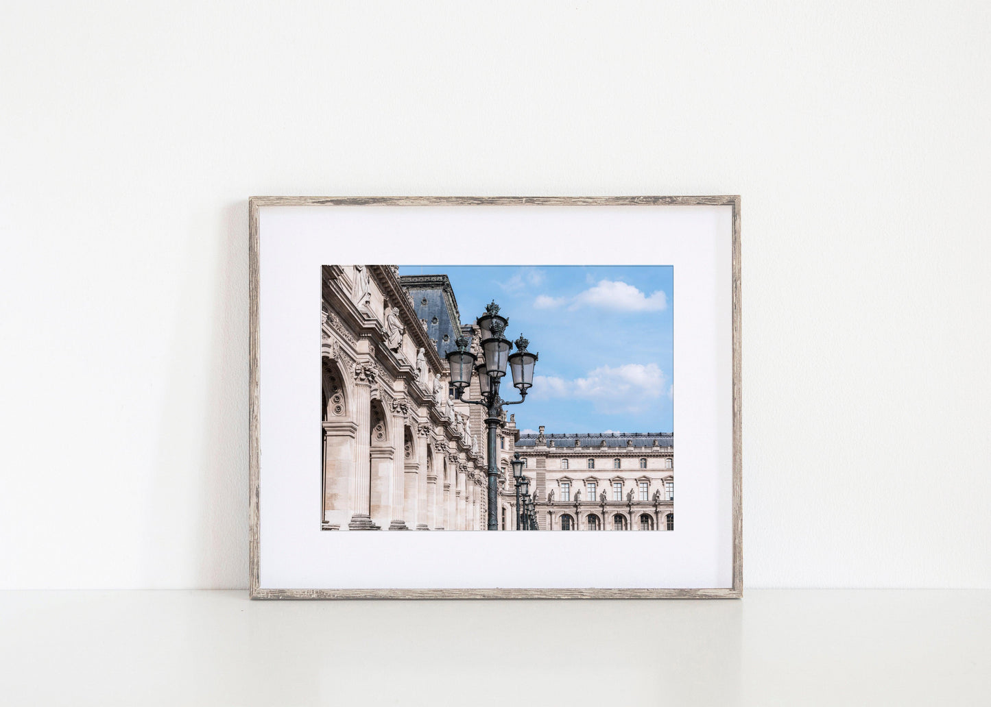 Louvre Museum Lamp Posts | Paris Photography Print - Departures Print Shop