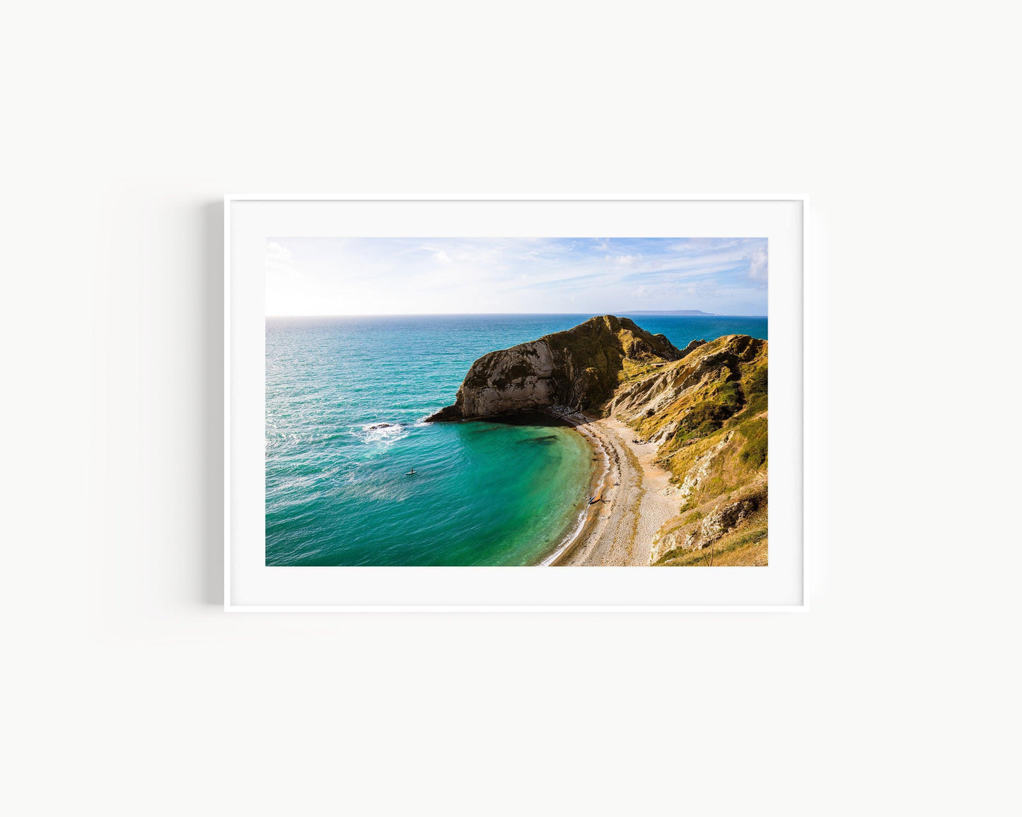 Man o' War Cove | Aerial Beach Print - Departures Print Shop