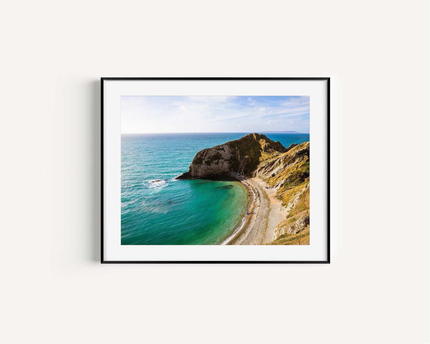 Man o' War Cove | Aerial Beach Print - Departures Print Shop