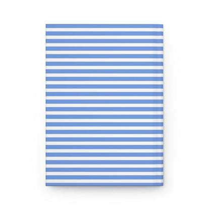 Martha's Vineyard | Blue Striped Hardcover Notebook - Departures Print Shop