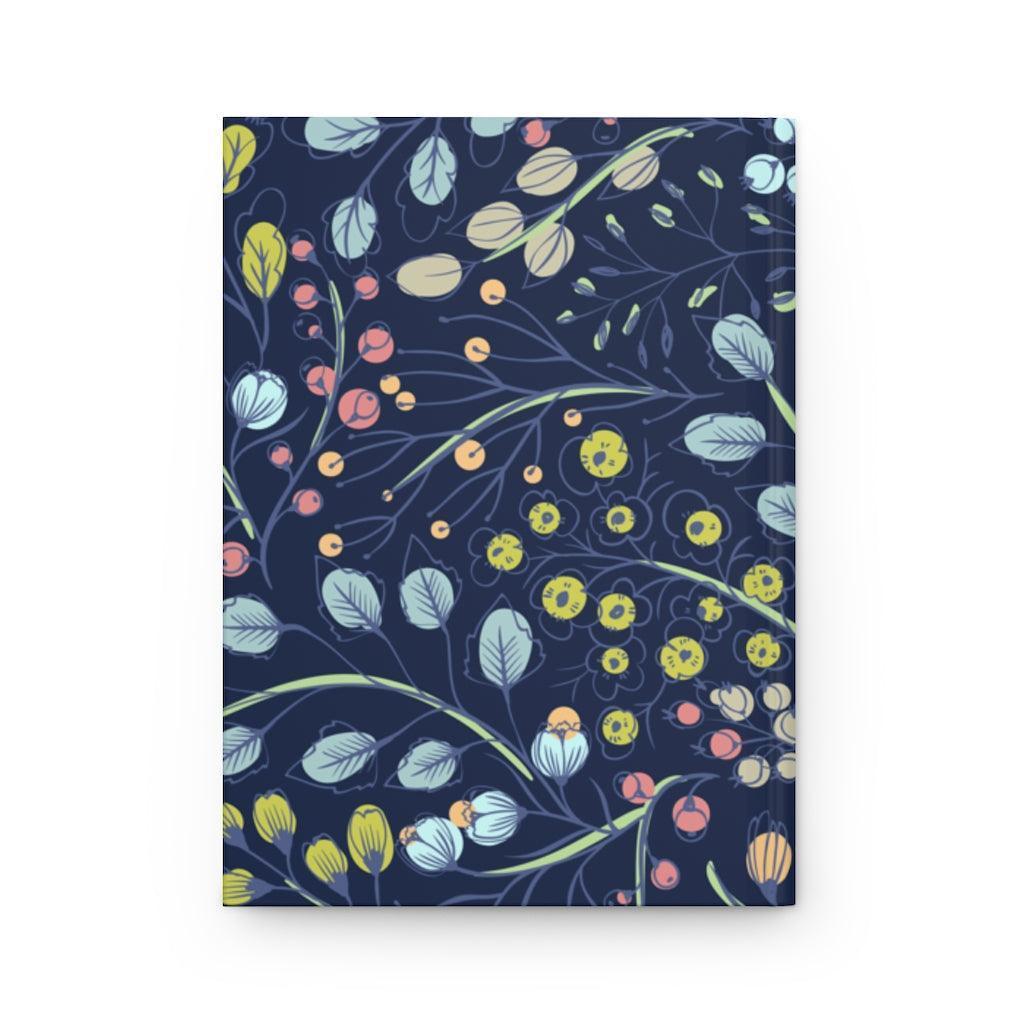 Midnight Garden | Floral Print Notebook - Departures Print Shop