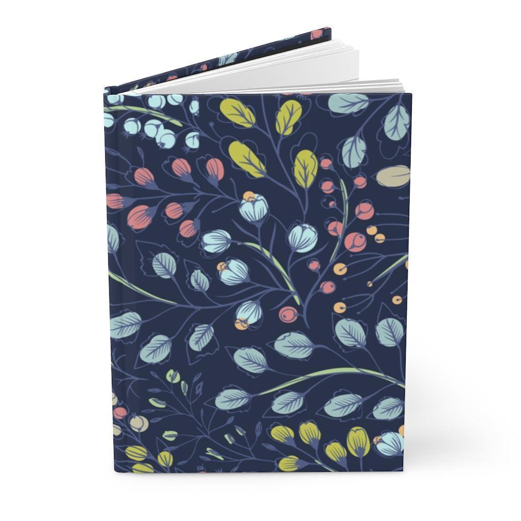 Midnight Garden | Floral Print Notebook - Departures Print Shop